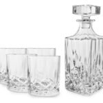 Set X 5 Piezas Para Whisky Vasos Y Licorera Otten 750 Ml - 3004-2002-5