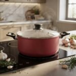 Cacerola Aluminio Antiadherente Panelux Magnific 22 Cm Cereza - Imagen 4