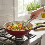 Wok Aluminio Panelux Magnific 24 Cm Cereza - Imagen 4