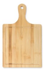 Tabla De Corte Bambu Con Mango Calidad Premium 40 Cm