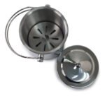 Hielera Doble Fondo Acero Inoxidable Con Tapa Otten 1 Lt - Plateado - Imagen 2