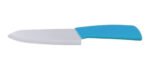 Cuchillo Cuchilla De Ceramica Mango Antideslizante 15 Cm Color Celeste