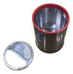 Cestos Tacho Basura Acero Inoxidable Otten Negro 15 Lts Negro - Imagen 3