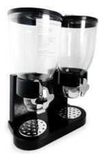 Dispenser Dispensador Cereales Doble Plastico Color Negro - Imagen 2