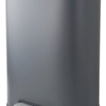 Cesto Tacho Basura Residuos Hogar Cierre Suave Otten 12 Lts - Negro Titano