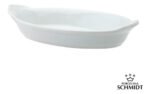 Fuente Oval Con Alza Porcelana Schmidt 20 Cm - Imagen 2