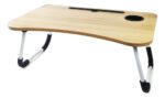 Mesa Bandeja De Cama Plegable Curva C/ Posa Vaso Otten Marrón