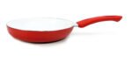 Sarten Ceramica Calidad Premium Mika 26 Cm Rojo/Blanco - Imagen 2