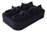Cubetera Silicona Flexible Forma Calaveras Bebidas Otten Negro - Imagen 2