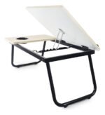 Mesa Bandeja Cama 4 Posiciones Plegable Notebook Otten Marrón Claro - Imagen 3