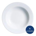 Set X6 Plato Luminarc Evolution Hondo 22cm - Imagen 2