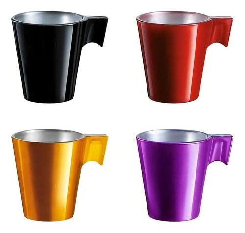 D_631282-MLU79176650627_092024-O Jarro X4 Luminarc 220cc Vidrio Cafe Varios Colores - Imagen 1