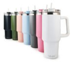 Vaso Térmico Acero C/ Manija Y Sorbete Otten 1 Lt Blanco - Imagen 7