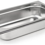 Gastronorm Bandeja Gn Acero Inoxidable 1/4 65mm Premium Color Plateado