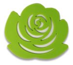 Set X 2 Stencils Plantilla Silicona Reposteria Rosa - Imagen 2