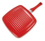 Bifera Cuadrada Ceramica Mika 24cm Rojo/Blanco - Imagen 4
