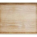 Bandeja De Servir Rectangular De Bambu 40 Cm