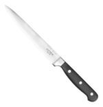 Cuchillo Rebanador Forjado Profesional Acero Otten 20 Cm Negro