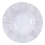 Plato Pasta Porcelana Tramontina Diamantina 27 Cm Blanco