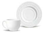 Set De Vajilla 30 Piezas Porto Brasil De Cerámica Color Blanco Liso - Imagen 3