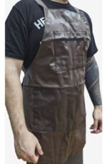 Delantal De Cocina Gastronómico Parrillero C/ Bolsillo Otten Marrón - Imagen 4