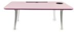 Mesa Bandeja Cama Plegable Patas Elefante Notebook Otten Rosa