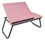 Mesa Bandeja Cama 4 Posiciones Plegable Notebook Otten Rosa