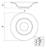 Plato Pasta Porcelana Tramontina Atalaia 27 Cm Blanco - Imagen 3