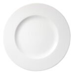 Plato Playo Porcelana Tramontina Quartzo 28 Cm Blanco Quartzo