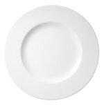 Plato Playo Porcelana Tramontina Quartzo 28 Cm Blanco Quartzo
