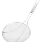 Colador De Acero Inoxidable Con Mango 20 Cm