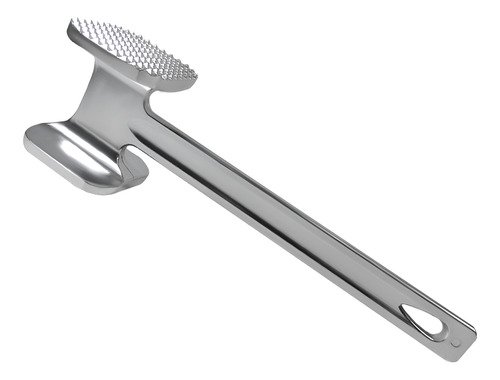 D_663160-MLA95064134162_102025-O Martillo Tiernizador Carne Aluminio 24 Cm Color Plateado - Imagen 1