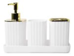 Set X 7 Piezas Accesorios Para Baño Plástico Otten - Blanco - Imagen 5