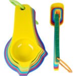 Juego Set X 15 Piezas Cucharas Y Tazas Medidoras Plastico Varios
