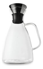 Jarra Botella Agua Vidrio Con Manija 1500 Ml Color Transparente