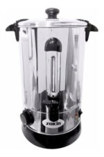 Cafetera Eléctrica 8,8 Lt Zokin Regulador Termostato Inox. Gris