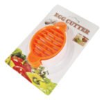 Corta Huevo Plástico Cortador Color Naranja