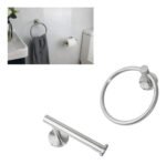 Set X 5 Piezas Accesorios Para Baño Otten Plateado - Imagen 3