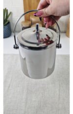 Hielera Doble Fondo Acero Inoxidable Con Tapa Otten 1 Lt - Plateado - Imagen 3