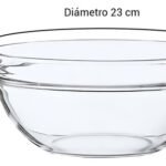 Bowl Ensaladera Apilable De Vidrio Arcoroc 23 Cm