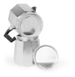 Cafetera Manual De Aluminio Italiana 12 Tazas Otten 600 Ml Plateado - Imagen 5