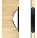 Tabla Corte De Bambu Con Asa Calidad Premium 40 Cm - Imagen 2