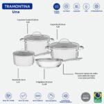 TRAMONTINA  UNAJGO. 4 pz AC. INOX/ 65280-310 - Imagen 4