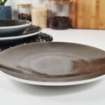 Plato Postre Porcelana Tramontina Lunar 21 Cm Negro Lunar - Imagen 8