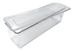 Organizador Contenedor Apilable Para Heladera Acrilico 33 Cm Transparente