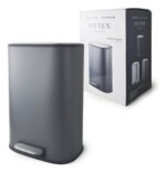 Cesto Tacho Basura Residuos Hogar Cierre Suave Otten 12 Lts - Negro Titano - Imagen 9