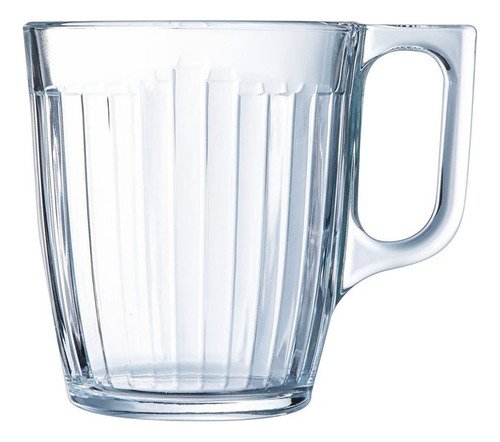 D_710739-MLA74575658616_022024-O Set X 6 Jarro Mug Vidrio Templado Luminarc Grand Central 250 Transparente - Imagen 1