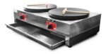 Crepera Panquequera Doble Profesional A Gas Otten - Plateado - Imagen 2