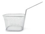 Canasto Freidor Porción Papas Fritas 10,5 X 8,5cm Acero Inox - Imagen 2