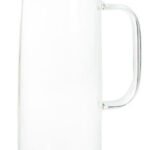 Jarra Con Asa De Vidrio Tapa Bambu 1600 Ml